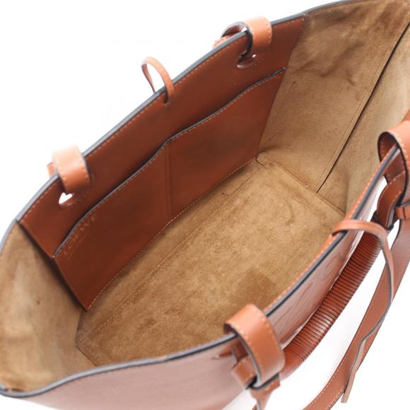 Loewe Bag Tote Anagram Brown Leather - Picture 3 of 10